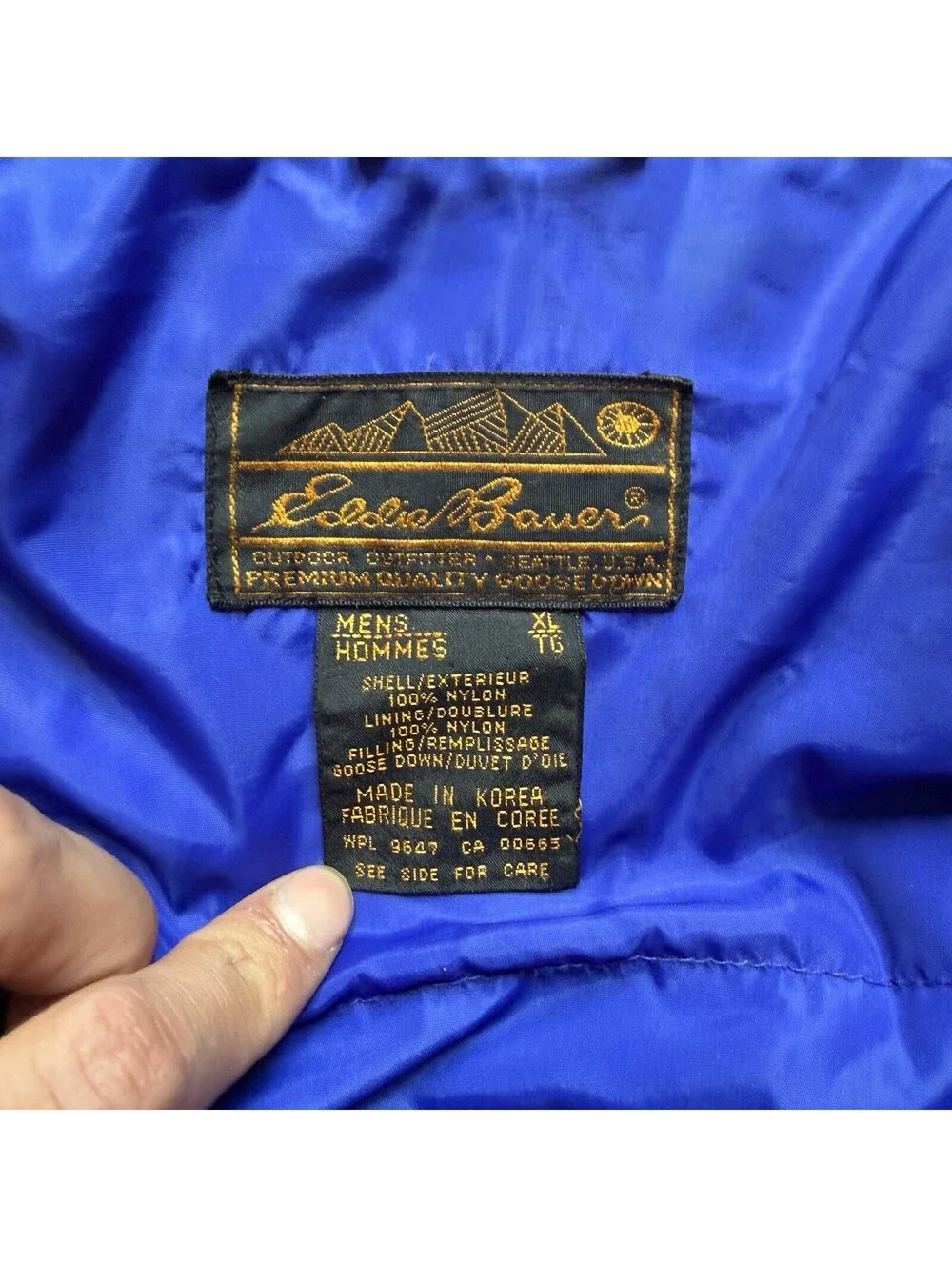 Eddie Bauer please note
